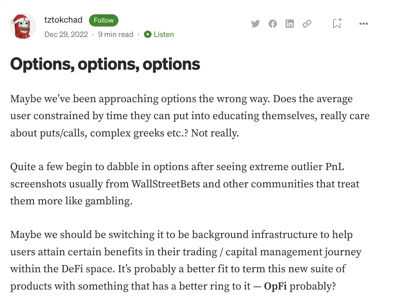OpFi：DPX将开启2023年DeFi新叙事？