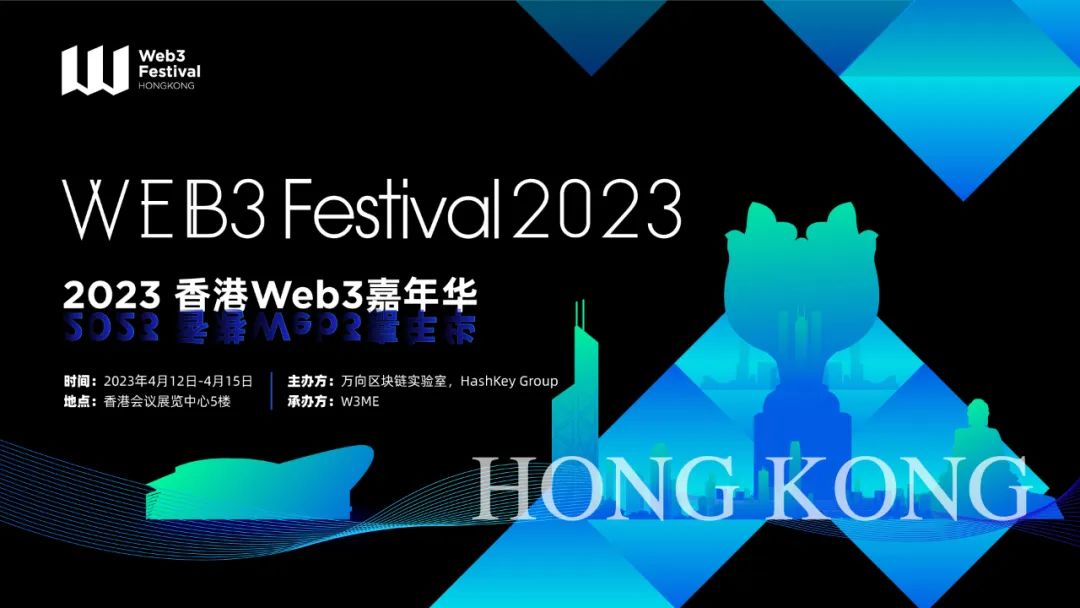 万向区块链实验室、HashKey Group、W3ME将联合举办“Hong Kong Web3 Festival 2023”