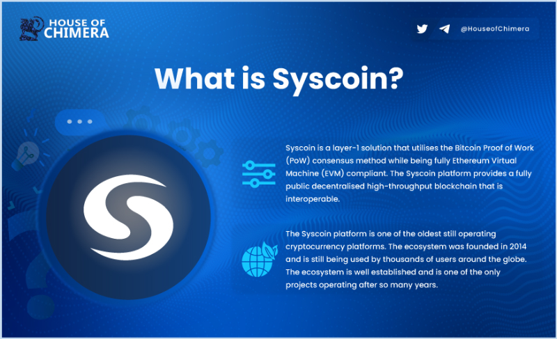 Rollup新技术加持下，9年老项目Syscoin能否迎来新发展机遇？