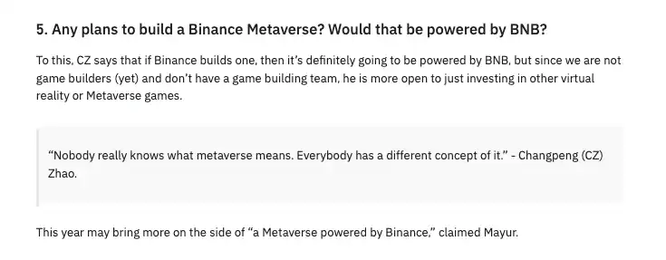 幣安系Highstreet漲超200%，CZ喊單的“VR元宇宙”將接力AI成下一個市場熱點？