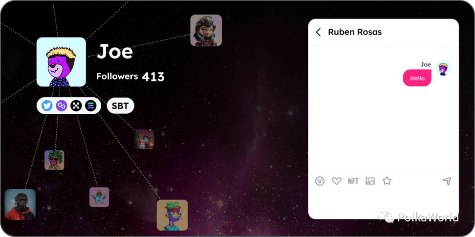 一覽波卡生態去中心化社交項目
