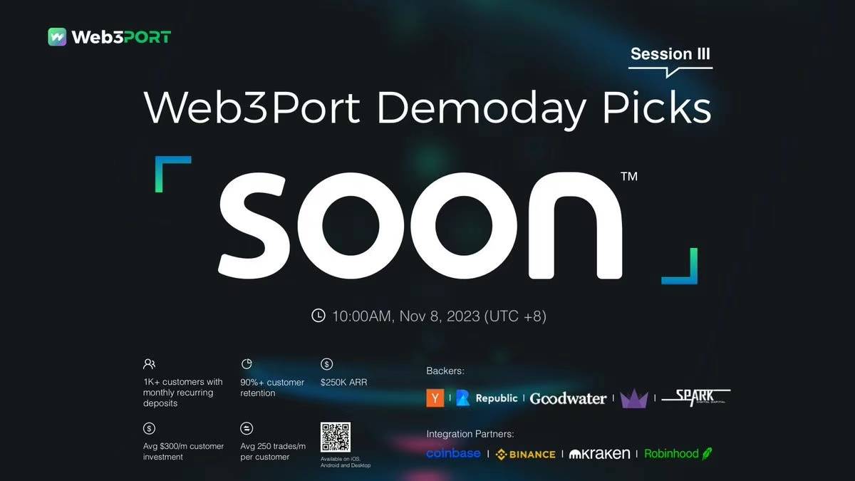 一文读懂Web3Port Demoday 精选项目 Soon