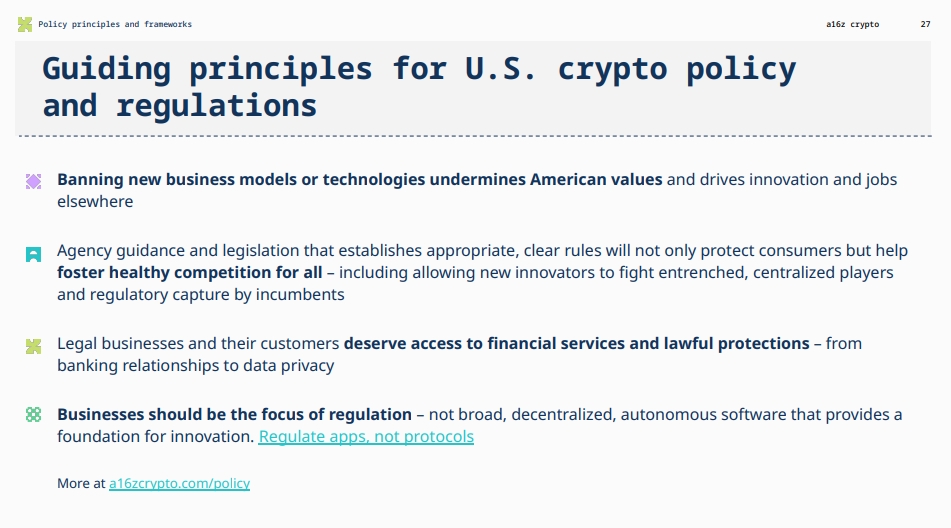 a16z interprets the development status, business boundaries and regulatory innovation of Web3