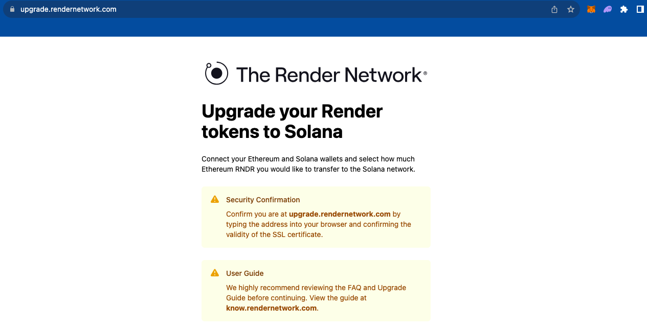 Render Network迁至Solana，一览新代币RENDER的兑换方法和分配机制