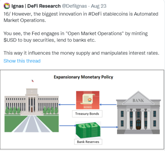 算法稳定币年终回顾：UST类产品已消失，总体市值下降90%