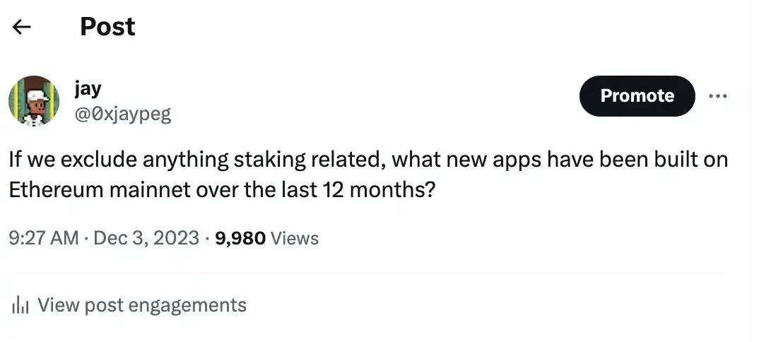 相对优势见顶，以太坊步入“中年危机”？