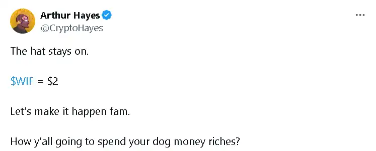 无叙事无社区，WIF暴涨万倍仅是因它像“狗狗币”？