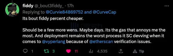下一代Tricrypto将如何影响Curve生态？DEX或迎来Gas费优化竞赛