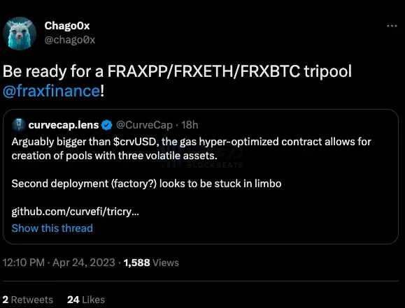下一代Tricrypto将如何影响Curve生态？DEX或迎来Gas费优化竞赛