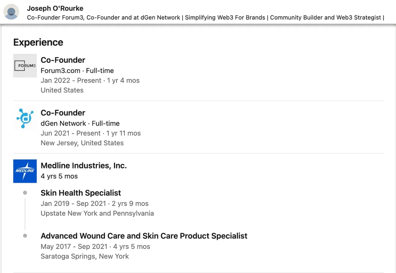 Joe O'Rourke的跨界启示：从传统行业到Web3，如何一步步实现？