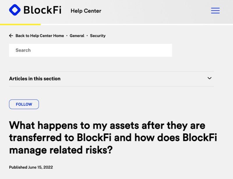 继 Celsius 和三箭之后，BlockFi 也被爆陷入流动性危机