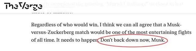 从产品竞争上升到赤身肉搏，马斯克和扎克伯格线下约架“铁笼大战”！