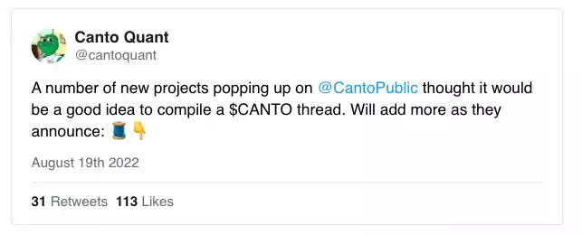 穩定幣挖礦指南：新公鏈Canto生態有哪些“富礦”？