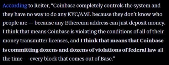撇开无代币，为什么说Coinbase的Base链没有违反美国法律？