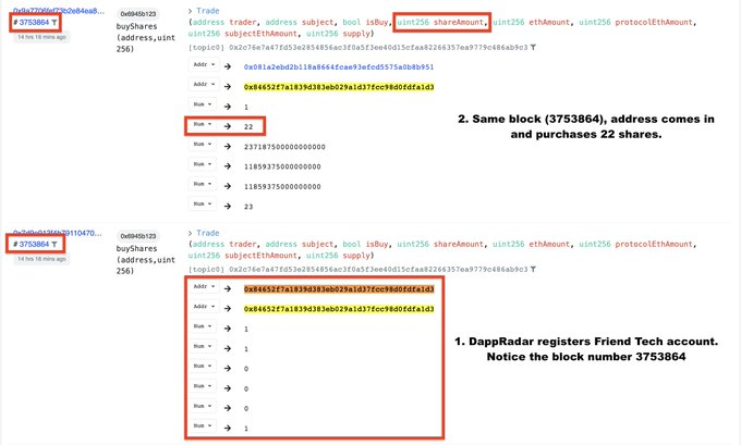 剖析Friend.tech上的MEV：狙击手是如何操控高价值账户并牟利的？