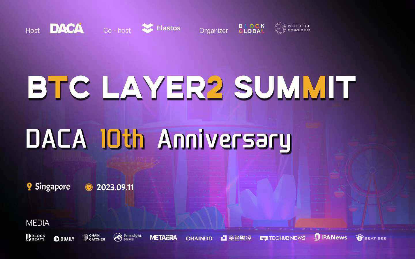 撲克牌大佬齊聚獅城BTC LAYER2 SUMMIT暨DACA十週年慶典圓滿成功