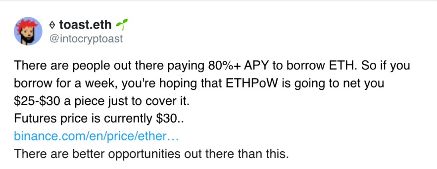 Bankless：如何利用ETHPoW分叉套利？