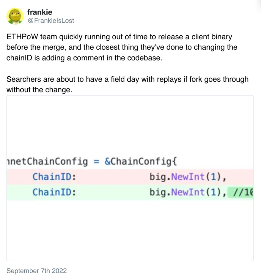 Bankless：如何利用ETHPoW分叉套利？