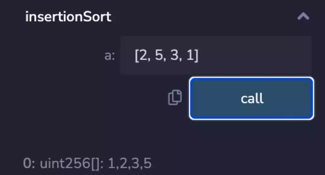Solidity極簡入門第七講：控制流，用Solidity實現插入排序