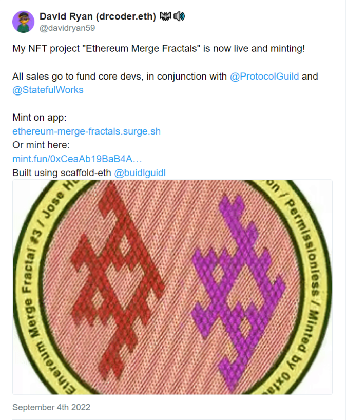 銘記這一刻：這些有趣的以太坊合併紀念版NFT值得收藏