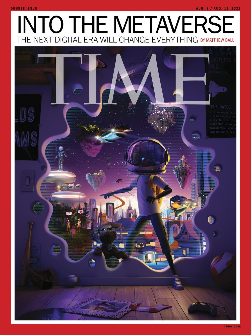 《时代》杂志封面文章：元宇宙将重塑我们的生活