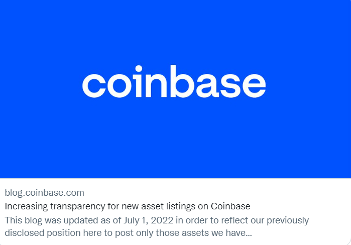 Coinbase将代币MXC和AURORA列入上币计划