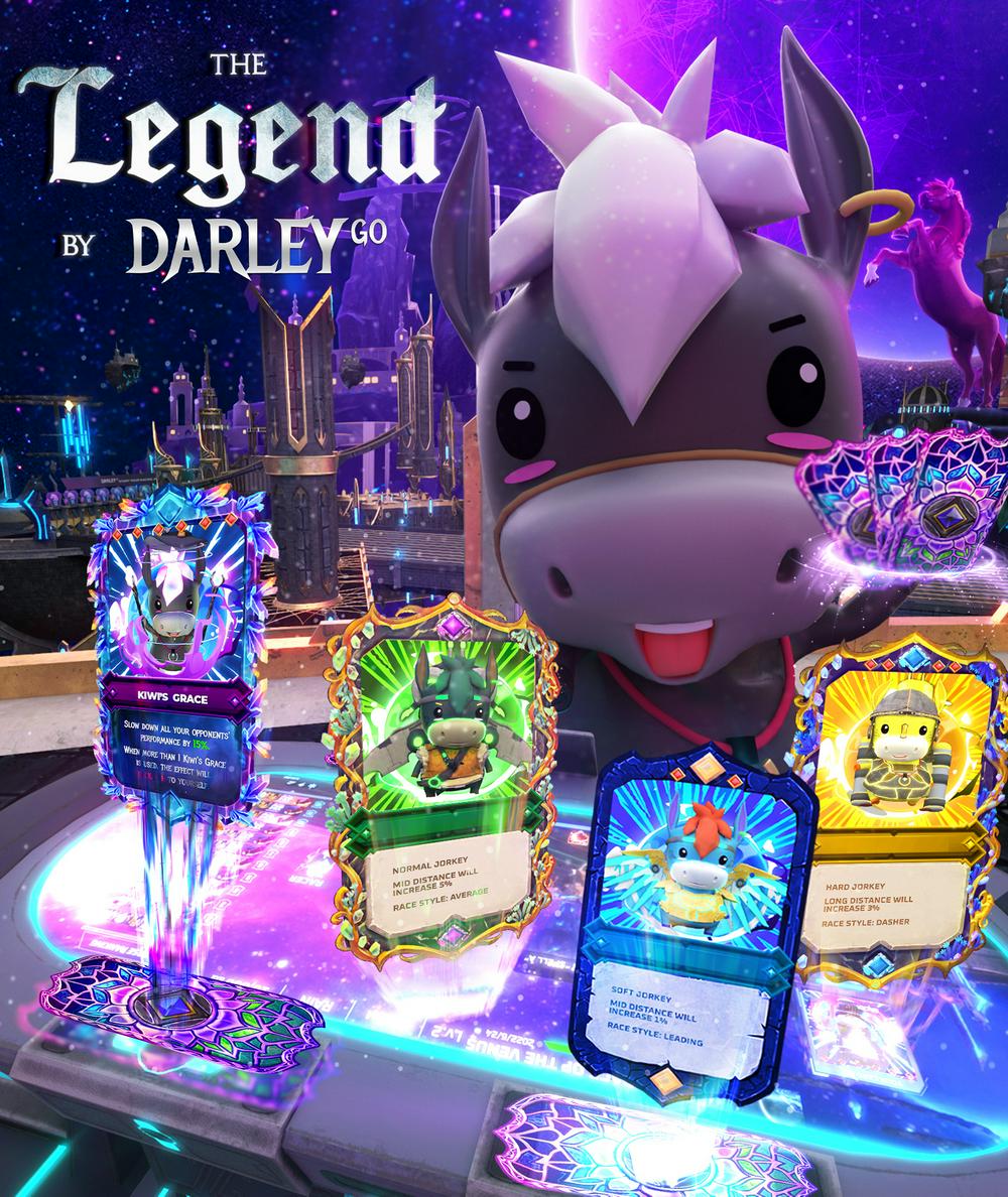 区块链赛马游戏DarleyGo正式宣布第二级赛事将命名为The Legend，并将于9月底发布