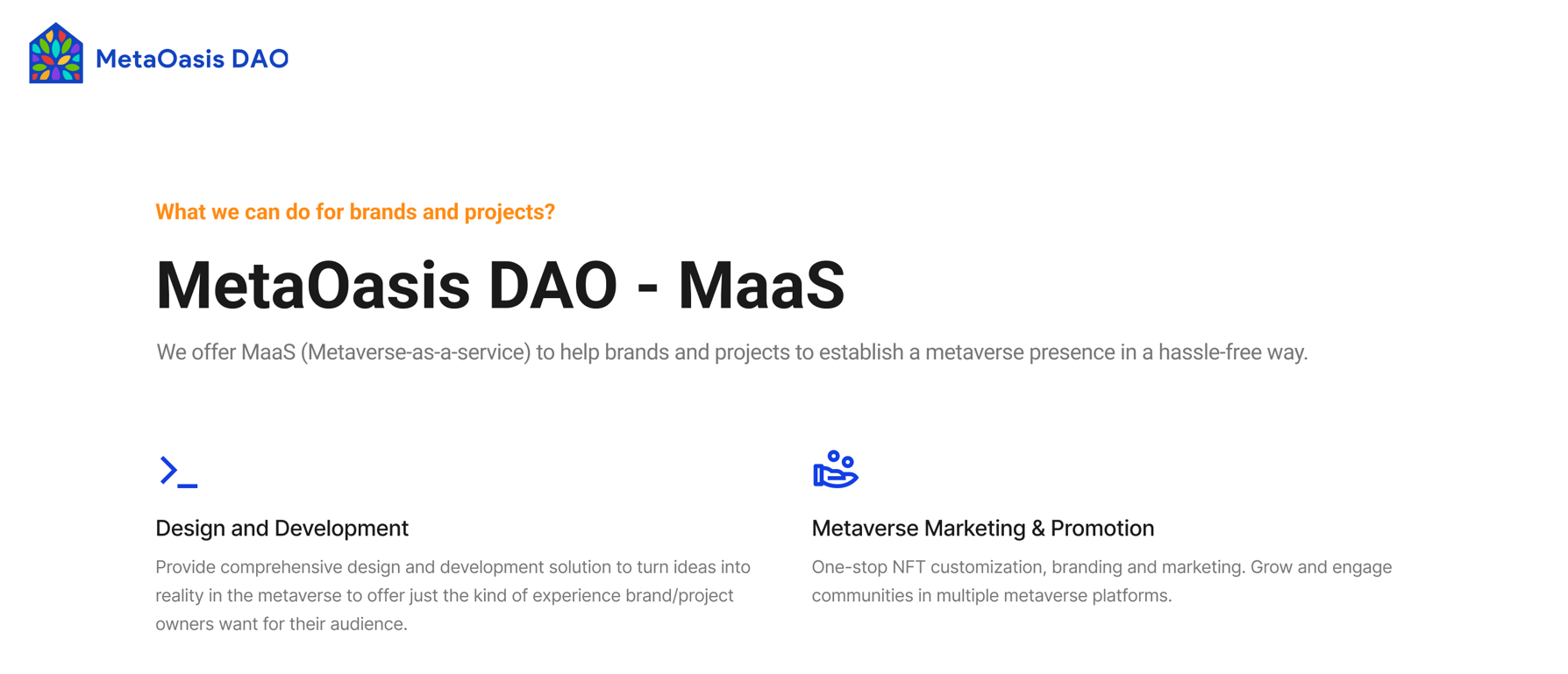 MetaOasis DAO：押注元宇宙創作者經濟賽道的一站式MaaS平台