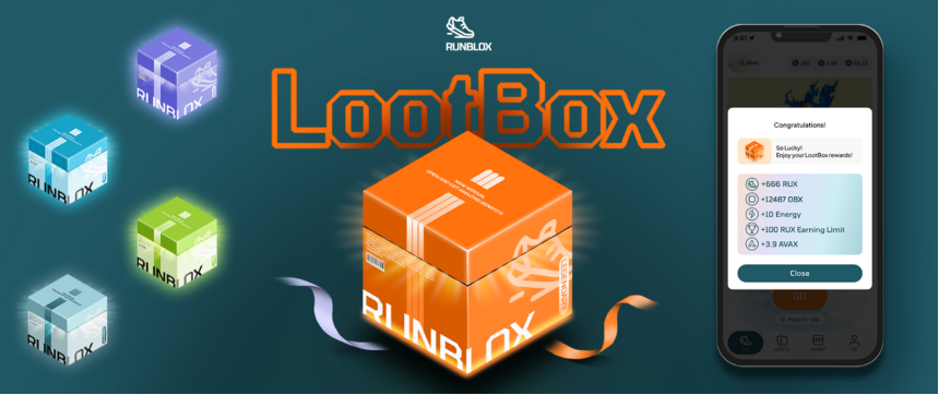 RunBlox App新功能上线，手把手教你玩转健身盲盒LootBox