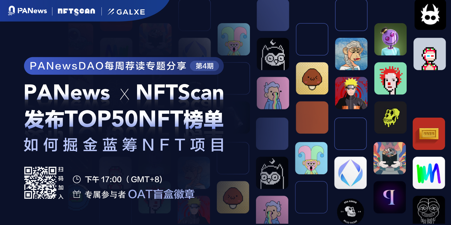 PANews与NFTScan联合推出Top50 NFT Collection全球影响力榜单