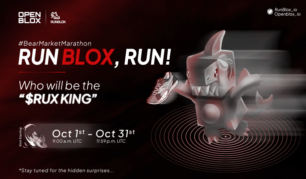 “Run Blox，Run”熊市马拉松即将开跑！