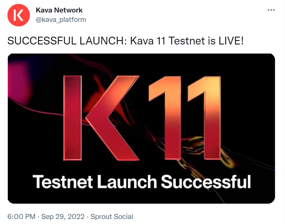 Kava 11 测试网正式上线