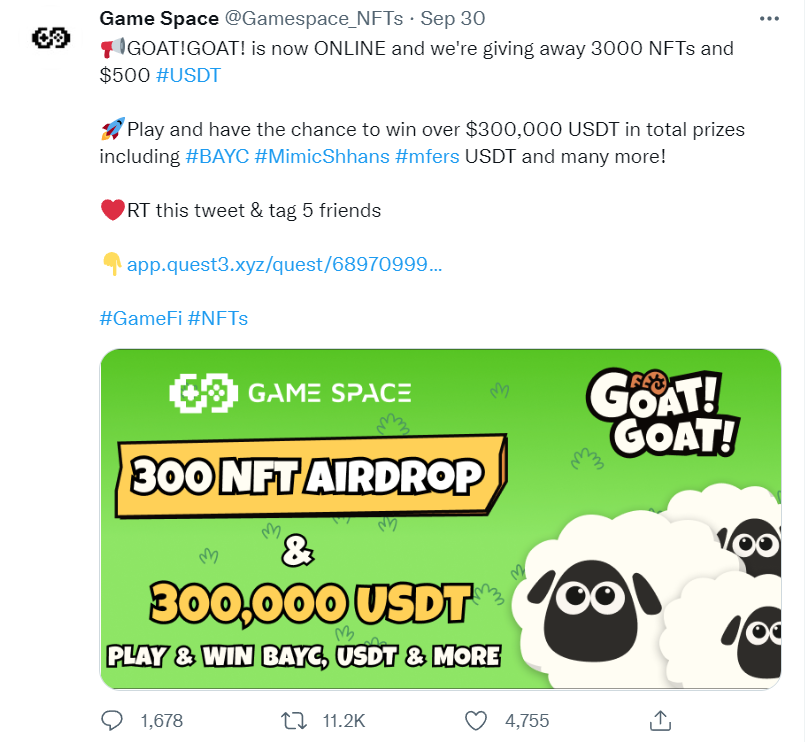熊市下打造週活60萬的GameFi平台，Game Space如何攜小遊戲逆市而行