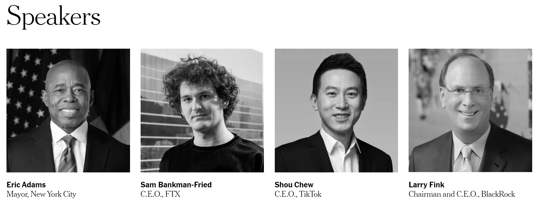 SBF或將參加11月30日紐約時報舉辦的DealBook Summit