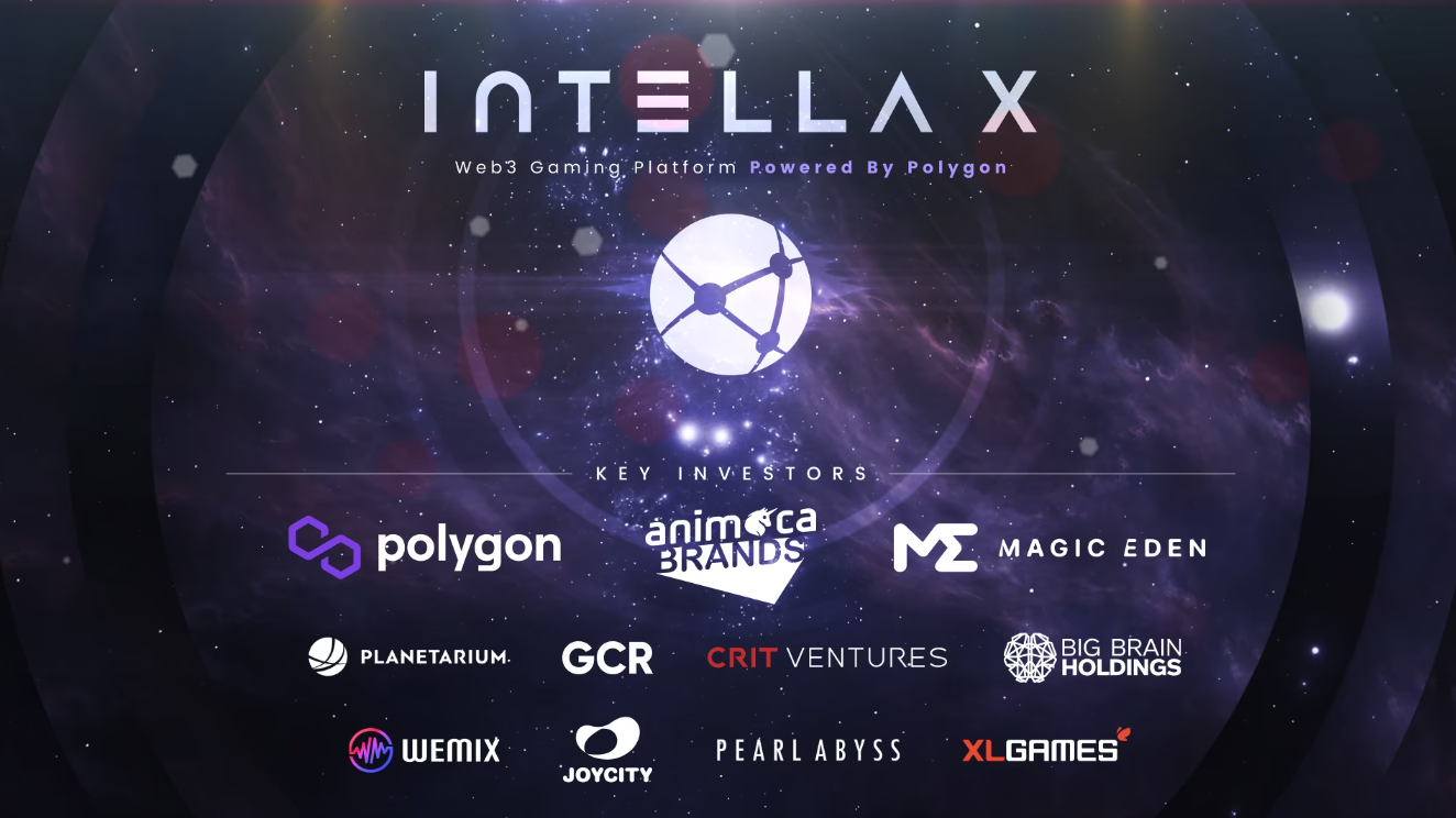 Web3游戏平台Intella X完成1200万美元融资，Animoca Brands等参投
