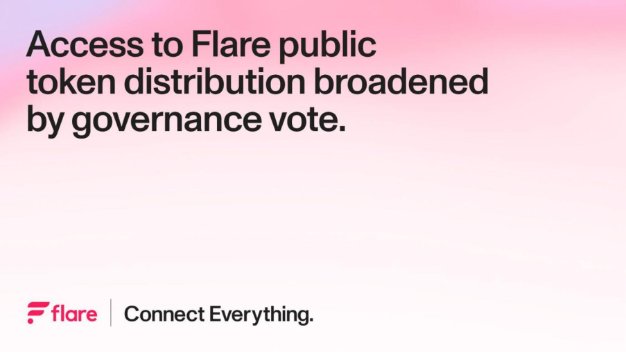 Flare改進提案獲通過，85%剩餘代幣將按比例分配給WFLR持有者