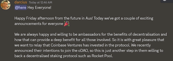 去中心化质押协议Rocket Pool获得Coinbase Ventures投资