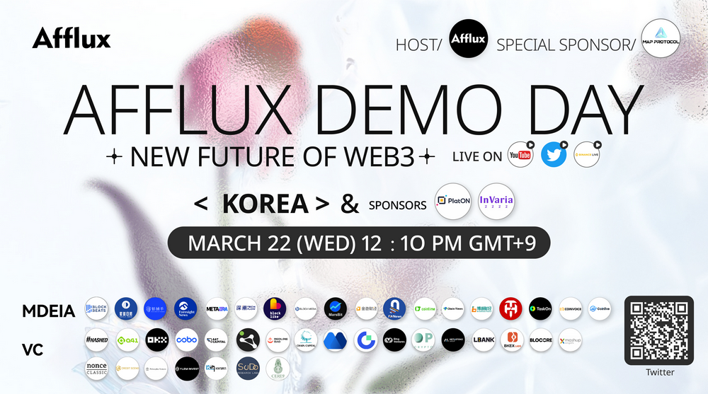 AFFLUX孵化器攜手MAP Protocol舉辦韓國Demo Day，以加速推進亞太業務
