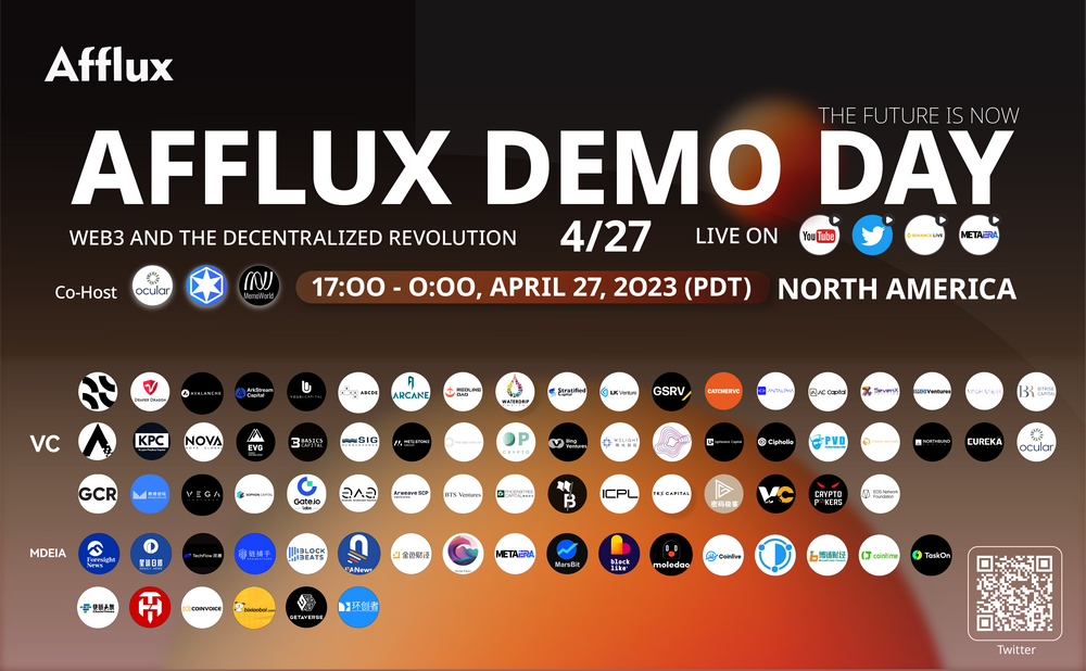你错过了北美最火爆的Web3项目展示吗？AFFLUX Web3 Demo Day带你一览无余！