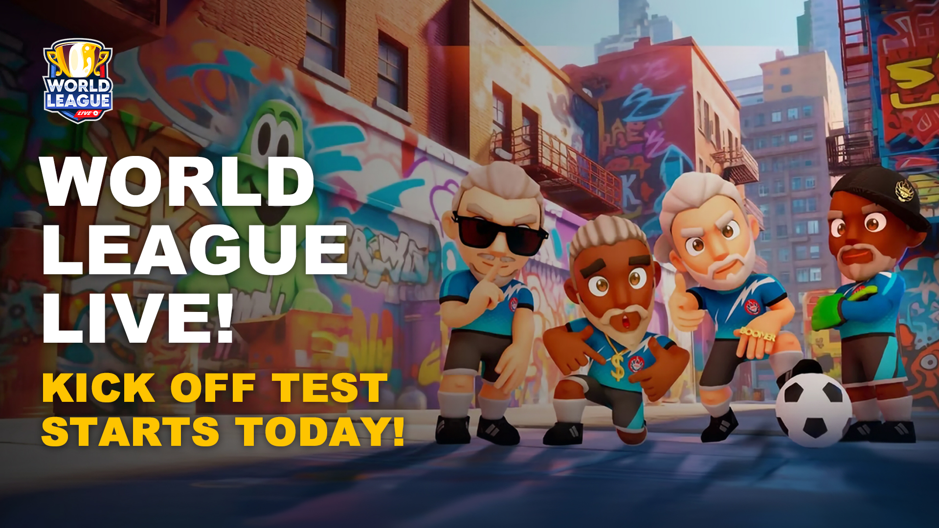 World League Live!已开启KICK OFF创世测试，参与游戏可赢取Power奖励