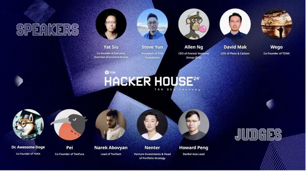 「TON Hacker House」揭曉重磅講者名單＆專業評審團，4/4 香港盛大登場！