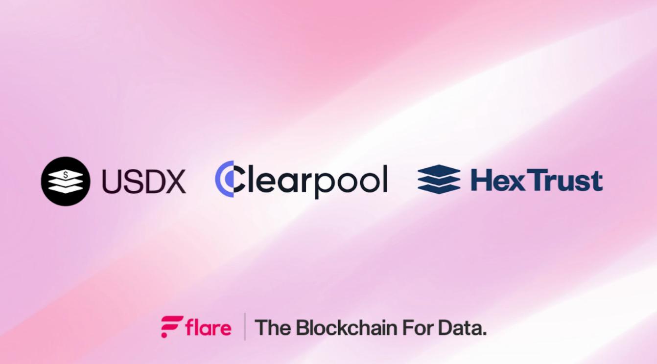 Hex Trust推出USDX穩定幣，攜手Clearpool收益庫推動FlareDeFi大發展