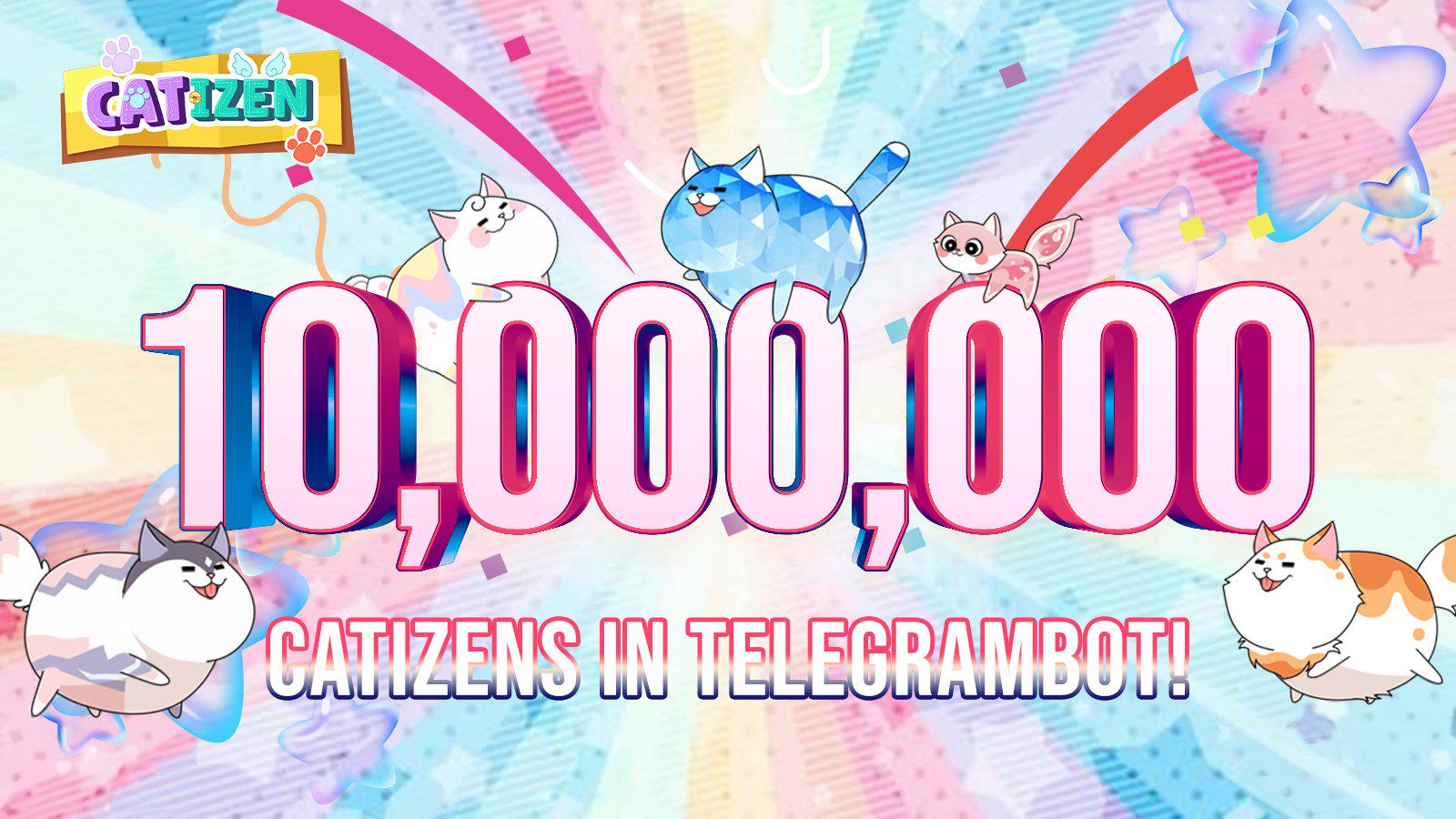 TON生態遊戲專案Catizen總用戶突破1000萬
