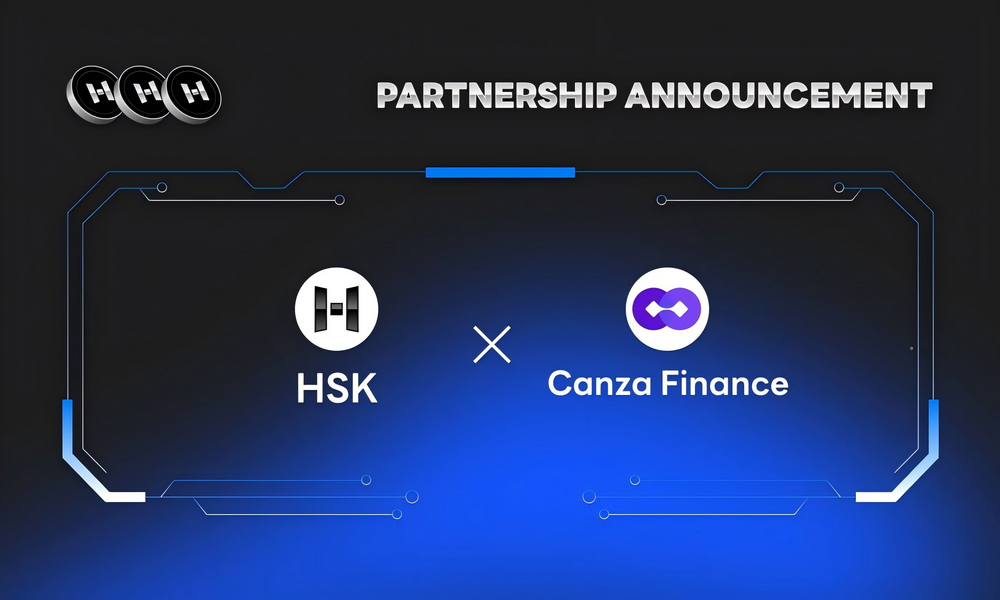 区块链金融公司Canza Finance与HashKey平台代币HSK建立合作伙伴关系