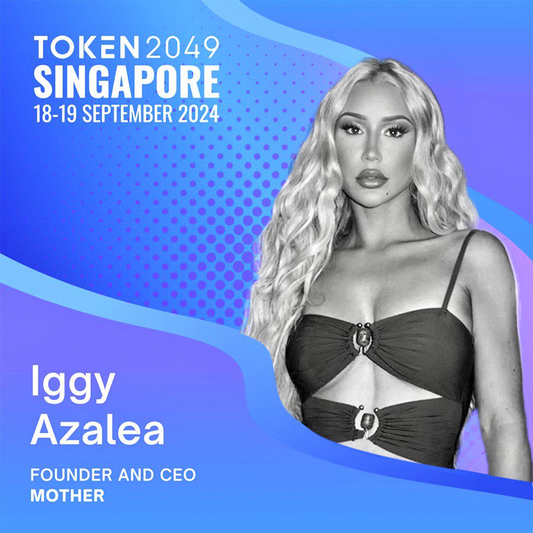 在新加坡TOKEN2049，大V Ansem與歌手Iggy Azalea如何談meme幣？