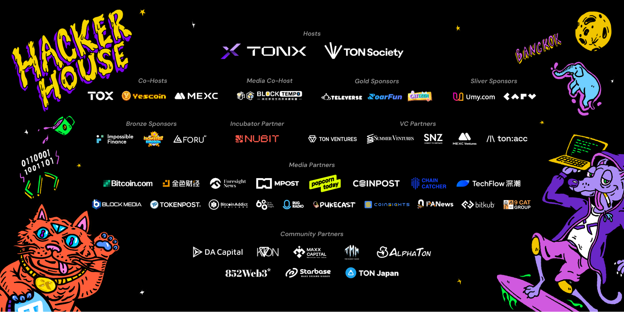 TON 开发者齐聚！首届 TONX 与 TON Society 主办 TON Hacker House Bangkok 重磅登陆泰国 Devcon