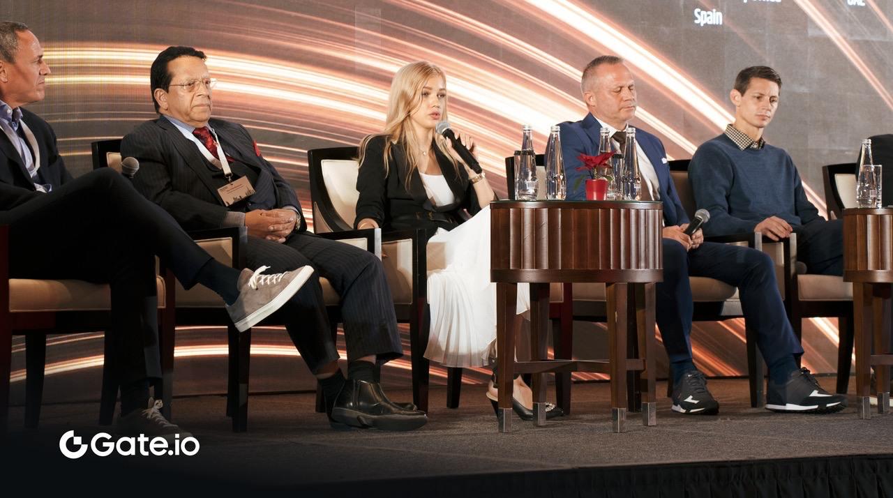 Gate.io's new CGEO Laura appeared at the Dubai Summit and called for the deep integration of Web3 and the financial industry