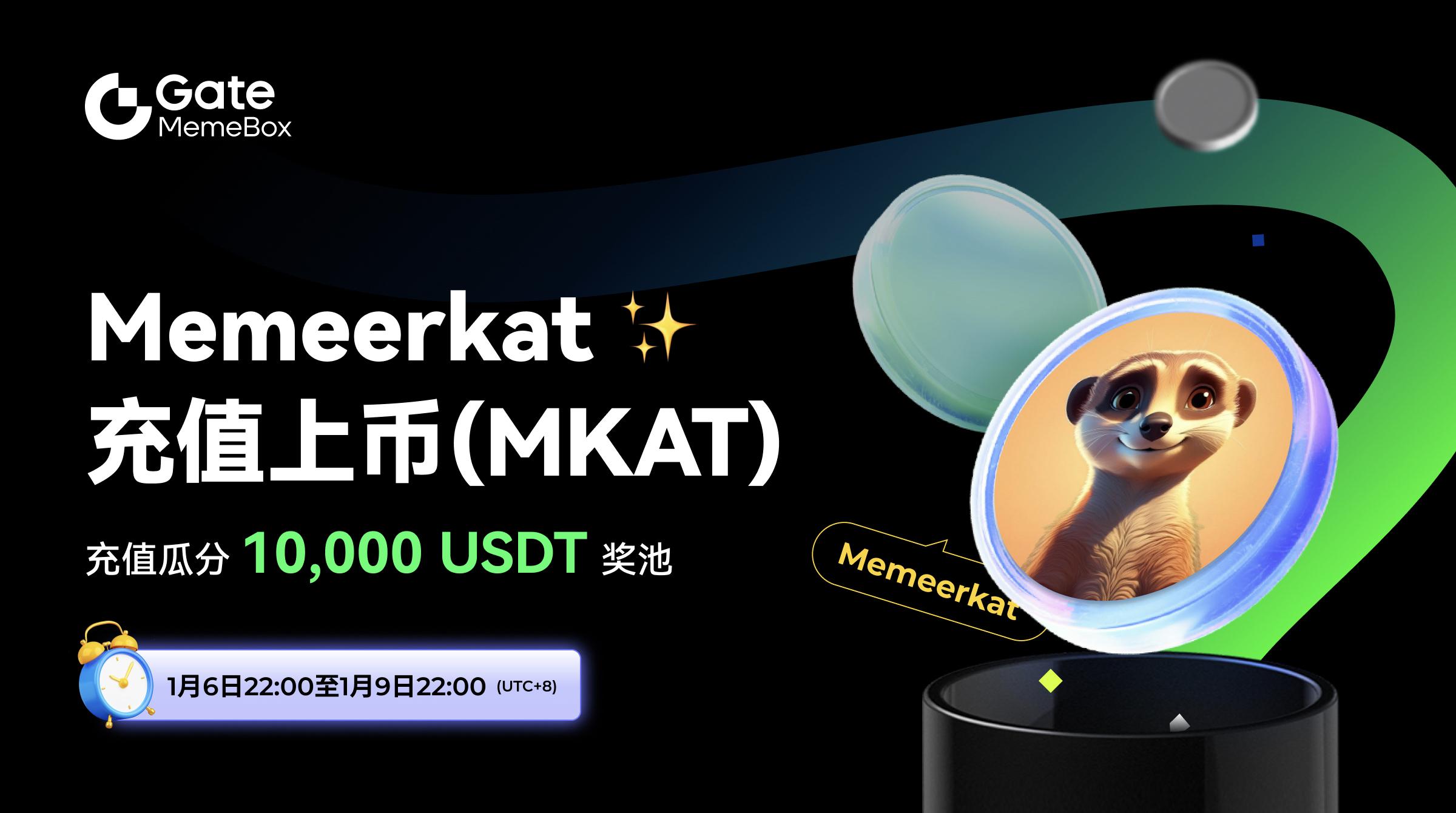 Gate.io Innovation Zone Deposit and Listing Activity Launches $MKAT (Memeerkat)