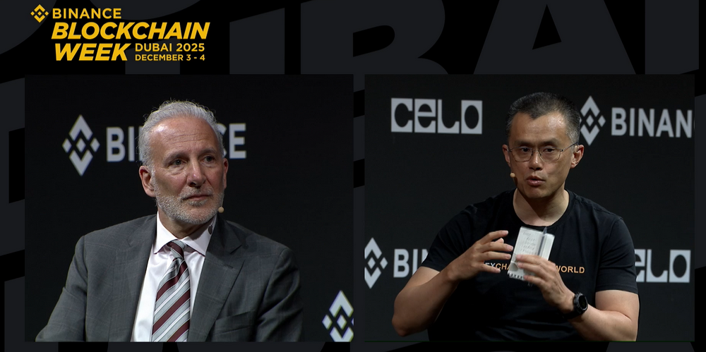 CZ engaged in a heated debate with gold advocate Peter Schiff, during which Schiff asked CZ for gold bars.