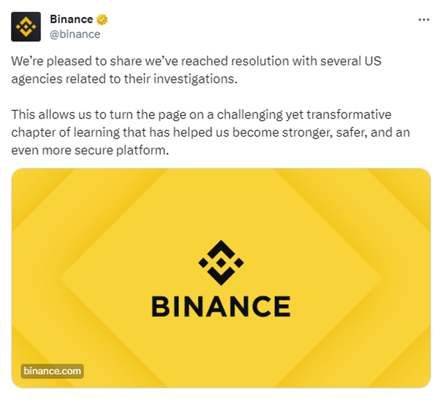 利空落地！？币安支付超300亿天价罚款，创始人赵长鹏或将面临牢狱之灾